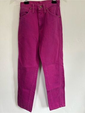 Vintage Wrangler Magenta/Pink Jeans - Vibrant Pink Cotton